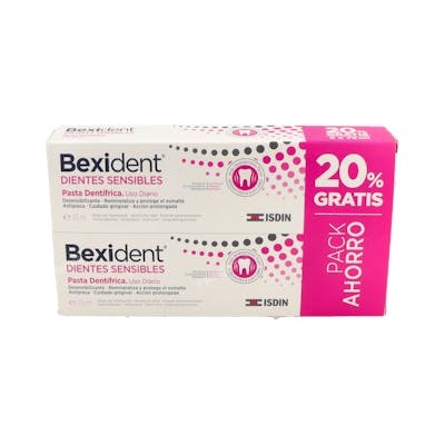 BEXIDENT Dientes Sens Dentifrice Pack Économie 2 x 75 ml BEXIDENT Dientes Sens Dentifrice Pack Économie 2 x 75 ml