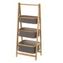 BigBuy Home Étagère de salle de bains Gris Naturel 45 x 34 x 109 cm