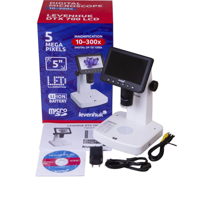 Levenhuk DTX 700 LCD Microscope numérique Blanc / Noir