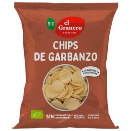 El Granero Integral Chips de pois chiches BIO 80 g (Lot de 12)