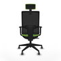Piqueras y Crespo Chaise de Bureau Horna avec Appui-tête et Mécanisme Traslack, Pistache