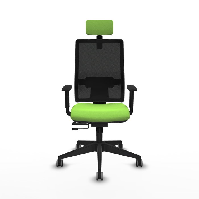 Piqueras y Crespo Chaise de Bureau Horna avec Appui-tête et Mécanisme Traslack, Pistache