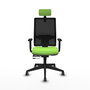 Piqueras y Crespo Chaise de Bureau Horna avec Appui-tête et Mécanisme Traslack, Pistache