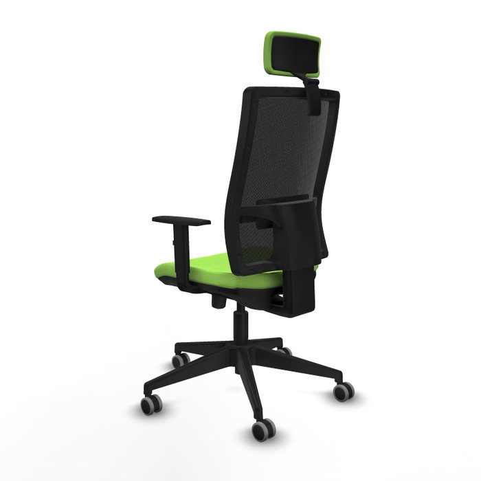 Piqueras y Crespo Chaise de Bureau Horna avec Appui-tête et Mécanisme Traslack, Pistache