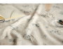Dailylike Tissu coton lace flower épaisseur 30C 1,60m x 3m