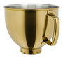 Kitchenaid 5KSM5SSBRG Bol en acier inoxidable doré radiant pour mélanger avec anse