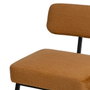 BigBuy Home Chaise Noir Moutarde 58 x 59 x 71 cm