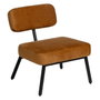 BigBuy Home Chaise Noir Moutarde 58 x 59 x 71 cm