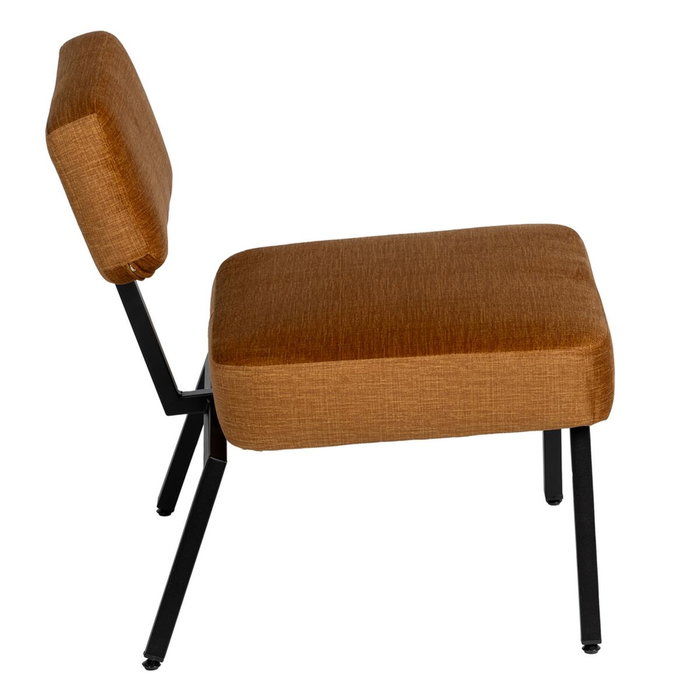 BigBuy Home Chaise Noir Moutarde 58 x 59 x 71 cm BigBuy Home Chaise Noir Moutarde 58 x 59 x 71 cm