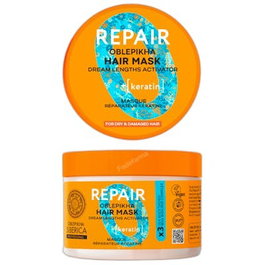 Natura Siberica Masque Réparateur à la Kératine et Argousier Oblepikha - 300 ml