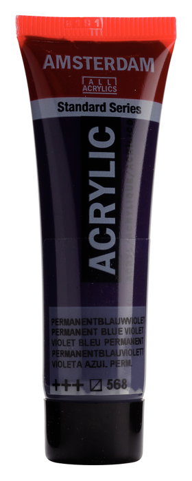 Amsterdam Standard Series Peinture Acrylique Tube 20 ml Violet Azulado Permanent 568 Amsterdam Standard Series Peinture Acrylique Tube 20 ml Violet Azulado Permanent 568