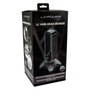 LC-Power LC-HUB-HEAD-BUNGEE Hub USB 3.0 avec support casque et bungee souris, Noir