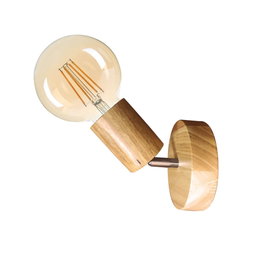GSC Evolution Foco de techo simple Serie Kestila E27 Madera