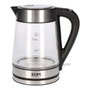Edm Bouilloire en verre et inox 1,7 L 1850-2200W Arrêt automatique