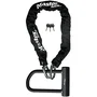 Master Lock Antivol chaîne vélo et mini antivol en U à clé