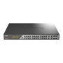 D-Link Switch Géré L2 24 Ports Gigabit PoE 4 Ports SFP 56 Gbit/s 1U Gris