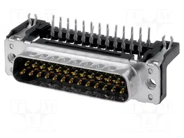 HARTING Connecteur D-Sub mâle 25 broches pour PCB angulaire 90°