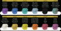 Finetec Set d'aquarelles nacrées Rainbow 12 couleurs