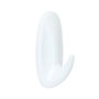 3M 17081spig Crochet design blanc, 29 x 79 x 29 mm, 2 pièces + 4 bandes max 1,3 kg