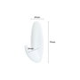 3M 17081spig Crochet design blanc, 29 x 79 x 29 mm, 2 pièces + 4 bandes max 1,3 kg