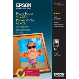 Epson Papier Photo Glacé A4 20 Feuilles 200g