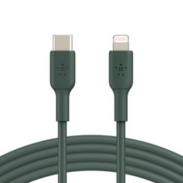 Belkin CAA003BT2MBK Câble USB-C vers Lightning 2 m Noir avec charge rapide Power Delivery et certification MFi pour iPhone iPad iPod