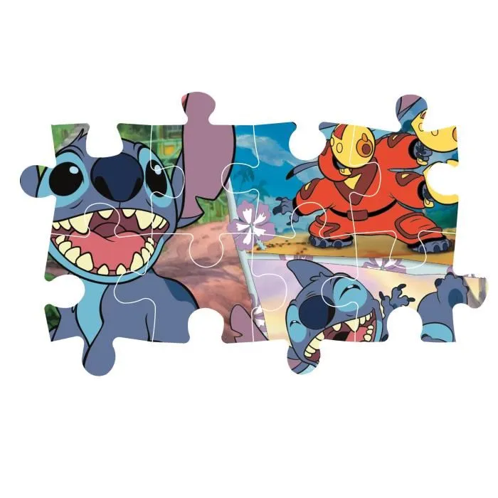 Clementoni Puzzle Maxi 104 pièces Stitch - Puzzle enfant dès 3 ans, thème dessins animés, 62 x 42 cm