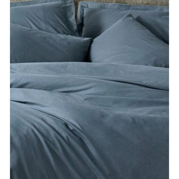 Parure de lit en coton renforcé Anthracite - 140 x 200 cm