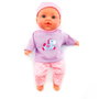 TACHAN Poupée de corps souple avec sons, tenue lilas, 31 cm
