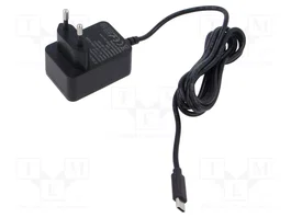 QOLTEC Chargeur USB 15W USB C Noir