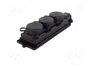 PAWBOL Socle d'alimentation Schuko noir 16A 250V AC IP44