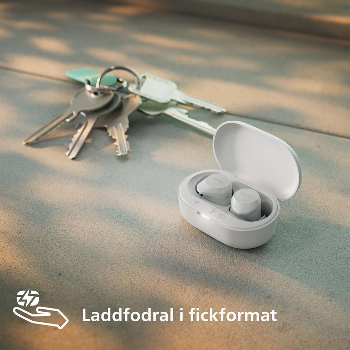 Écouteurs Sans Fil avec Étui de Charge Philips TAT1209WT Blanc