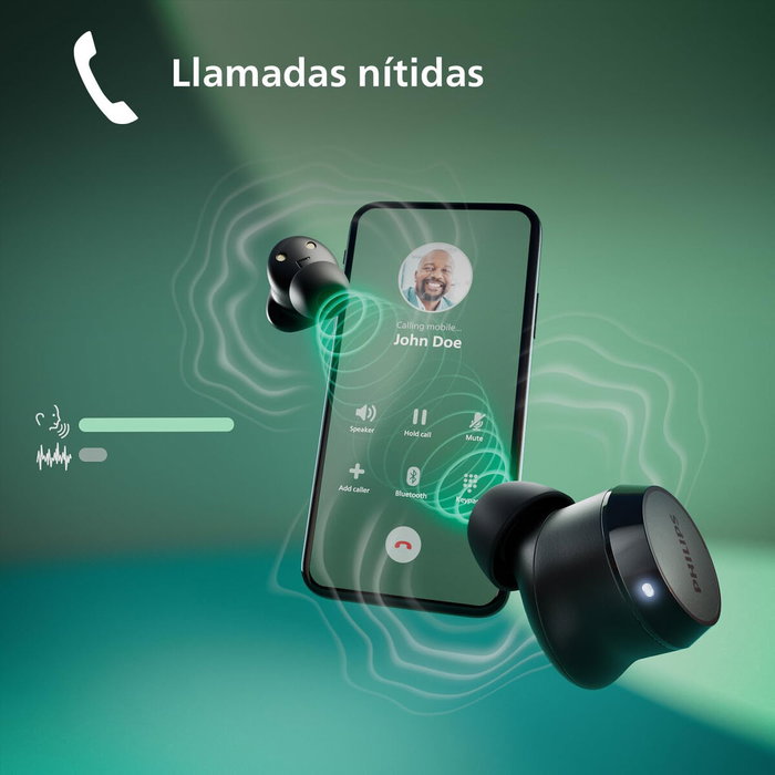 Écouteurs Sans Fil avec Étui de Charge Philips TAT1209WT Blanc