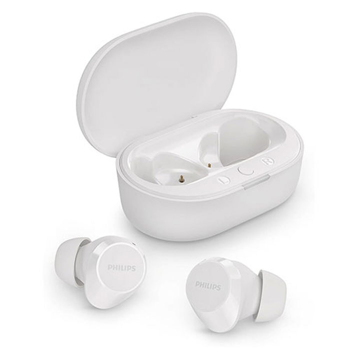 Écouteurs Sans Fil avec Étui de Charge Philips TAT1209WT Blanc