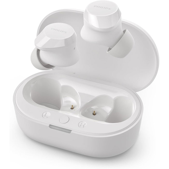 Écouteurs Sans Fil avec Étui de Charge Philips TAT1209WT Blanc