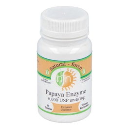 Nutri-Force Papaya Enzimas 60 comprimés à mâcher - Complément alimentaire digestion papaïne