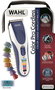 Wahl 09649-016 Tondeuse barbe et cheveux rechargeable filaire et sans fil, precision 1-25 mm, autonomie 60 min, peines colorés
