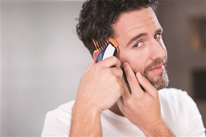 Wahl 09649-016 Tondeuse barbe et cheveux rechargeable filaire et sans fil, precision 1-25 mm, autonomie 60 min, peines colorés
