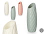 Giftdecor Vase Conique à Points Plastique Couleurs Assorties 20,5 cm (Set de 24)
