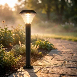 Nukus Balise LED Solaire, Lumière Chaude 3000K, Panneau 6V/3W, Batterie 3.7V/4000mAh, Éclairage Extérieur