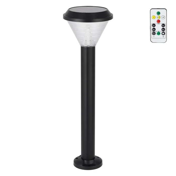 Nukus Balise LED Solaire, Lumière Chaude 3000K, Panneau 6V/3W, Batterie 3.7V/4000mAh, Éclairage Extérieur