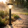 Nukus Balise LED Solaire, Lumière Chaude 3000K, Panneau 6V/3W, Batterie 3.7V/4000mAh, Éclairage Extérieur