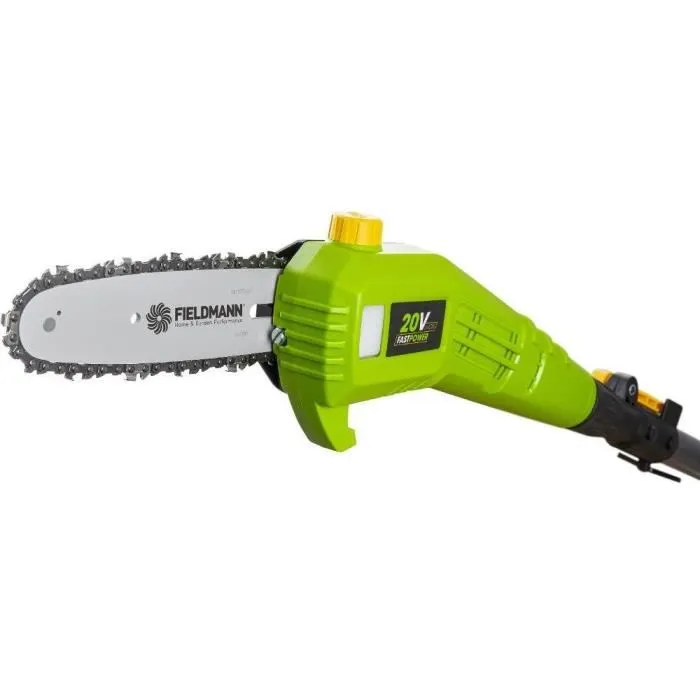 Fieldmann FZP 70505-0 Sécateur Élaguer sans Fil 20V avec Chaîne Oregon - Téléscopique jusqu'à 70cm, Longueur de Coupe 200mm Fieldmann FZP 70505-0 Sécateur Élaguer sans Fil 20V avec Chaîne Oregon - Téléscopique jusqu'à 70cm, Longueur de Coupe 200mm