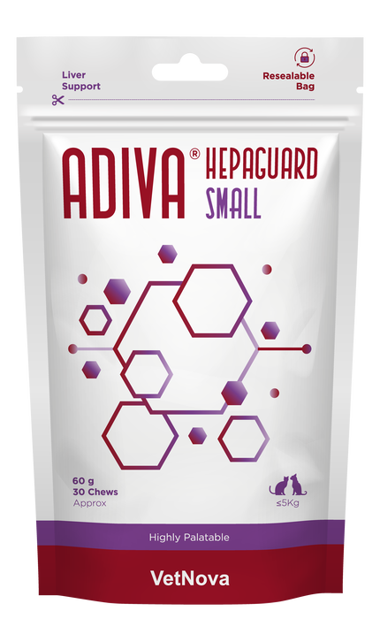 Vetnova ADIVA HEPAGUARD SMALL 30 chews Vetnova ADIVA HEPAGUARD SMALL 30 chews