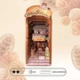 Nookland - Book Nook Kit DIY à Construire, Maquette 3D Serre à Livre Boulangerie, Scène Miniature Chaleureuse - 10 x 19 x印 29 cm
