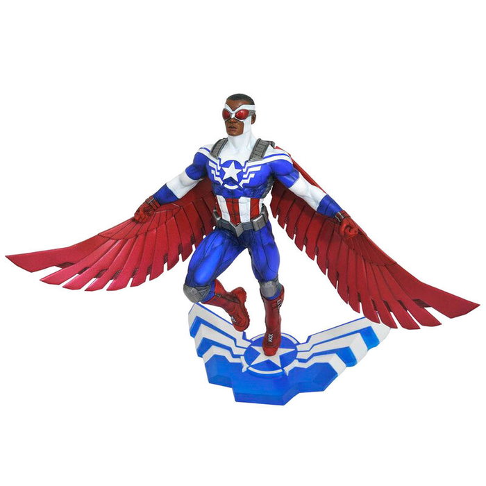 Diamond Select Toys Marvel Gallery Sam Wilson Captain America Statuette Diorama 25cm Diamond Select Toys Marvel Gallery Sam Wilson Captain America Statuette Diorama 25cm