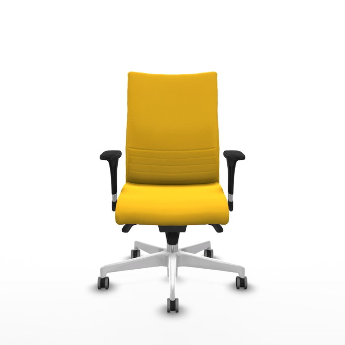 Piqueras Y Crespo Chaise Albacete Jaune avec Mécanisme Synchrone Piqueras Y Crespo Chaise Albacete Jaune avec Mécanisme Synchrone