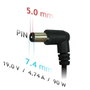 AKYGA Alimentation pour ordinateurs portables 19V 4,74A 90W, Connecteur 7,4/5,0 CENTERPIN