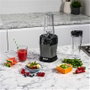 Ninja BN495EU Blender de voyage individuel avec technologie Auto-IQ, 1000 W - 2 gobelets portatifs pour smoothies et boissons froides