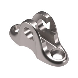 ITALIANA FERRAMENTA Support de fixation de porte COMPACT/KRABY Nickel